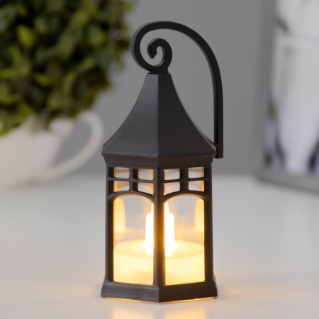 Nightlight "Light Light" LED from batteries 3xlr44 black 6x6x14 cm-1