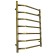 Water towel Domoterm "Laura", P7, 7 crossbars, 500 x 700 mm, bronze