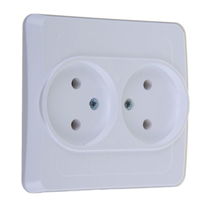 Double SE SE "Study", 16 A, 250 V, built-in, without salary, IP20, white, PC16-005B