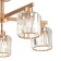 Ceiling lamp 5x60W E27, size 62x62x29.5 cm