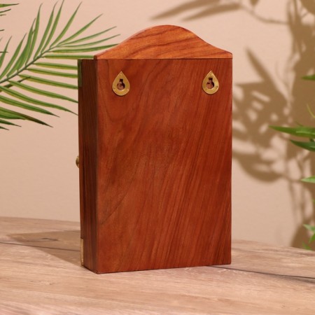 Key of the "Stupe" 18x9x30 cm, a tree shisham-2