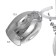 Ailin chandelier 3x60W E14 white, chrome 55x55x20cm
