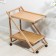 Serving table 2-tier r.phillip, 75 × 45 × 62 cm, light beech