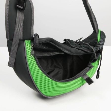 Sling carrier for animals "avocadously" 40x22x8 cm-10