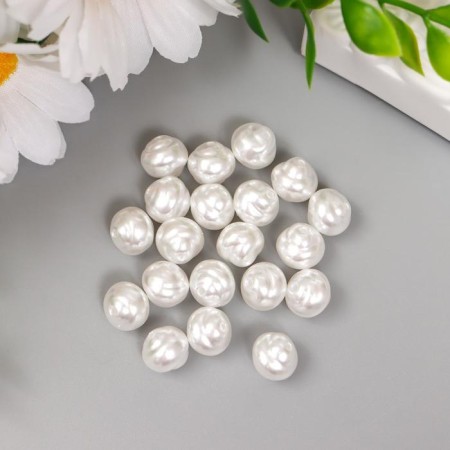 Beads for creativity plastic "Pearls of the Horned" set 20 pcs 1x1x1 cm-1