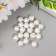 Beads for creativity plastic "Pearls of the Horned" set 20 pcs 1x1x1 cm