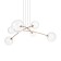 Suspension lamp Maytoni Mod172PL-06BS, 6XG4, 20W, 130x340.7 cm, brass color