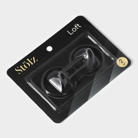 A set of hooks of self -adhesive stalls Stölz “Classic. Circle ", 2 pcs, black color-6