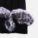 Female gloves, size 7.5, without insulation, black color