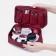 Cosmetic bag, 3 parts on lightning, red color