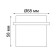 Lamp built -in Novotech. Butt, 50W, GU10, 58x68x68 mm, white color