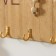 Decorative wood hooks "Love with heart and bow" 20x14 cm