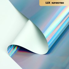 Matte film with iridiscent overflow, white-blue, 0.58 x 5 m