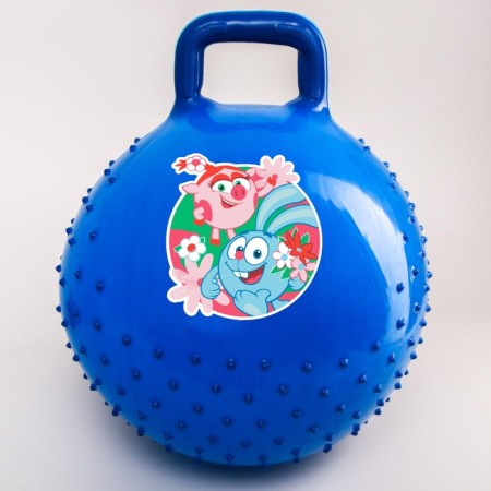 Ball jumping mixers "Krosh and Nyusha", D = 45 cm, 350 g, color mix-8