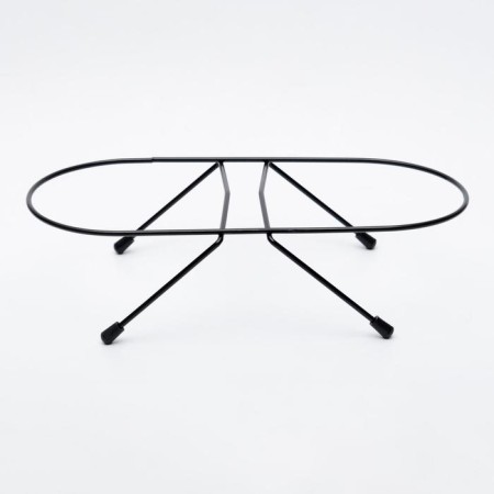 A set of 2 bowls on a stand, 2 x 500 ml, black stand-2
