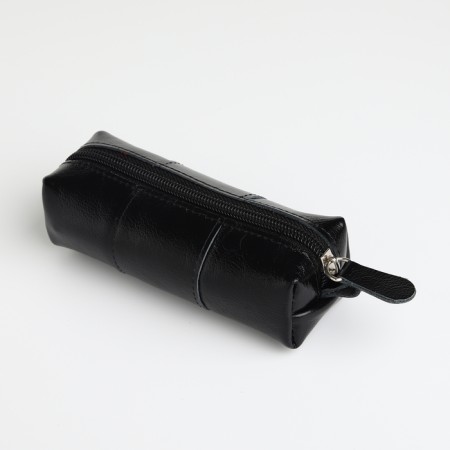 Pocket Key with lightning, textura, length 12.5 cm, ring, black color