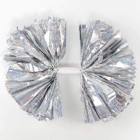 Pompom 1pc, color Gologafia silver-2