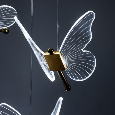 Chase "Butterflies" 3he27 40w LED Blue 40x40x60cm-5