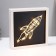 Light picture “Rocket” LED USB from batteries 3haa white 24.5x24.5x3.5 cm Risalux