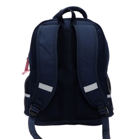 School backpack Bruno VisConti "Rabbit", 40 x 30 x 19 cm, ergonomic back, pencil case as a gift, blue-5