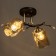 Bruni chandelier 2he27 40W Black 42x25x23cm Bayerlux