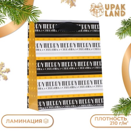 Laminated Packet "Merry Merry" 11.5 x 14.5 x 6 cm-2