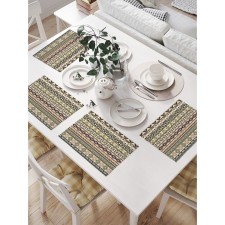 A set of napkins for setting the table 