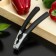 ADAGIO walnut, stainless steel, black color