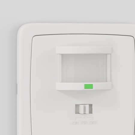 Infrared motion sensor Technical SI-02, 800W, 8x3x8 cm, white color-1