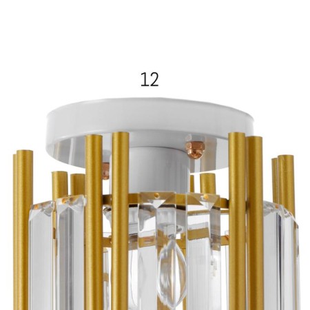Lamp 91293/1 E27 40W White-gold champagne 18x18x24 cm Bayerlux-3