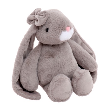 Soft toy "Bunny Molly", gray color, 28 cm