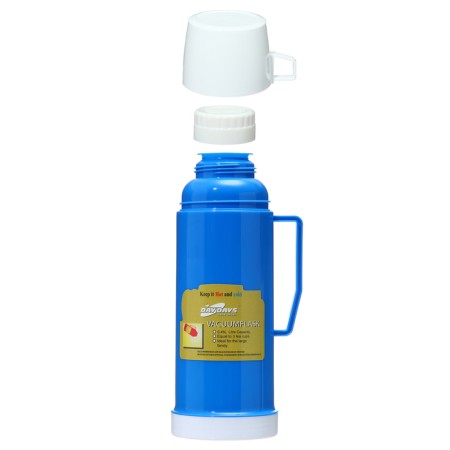 Thermos 450 ml, with a glass flask, 9 x 25 cm, blue-1