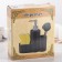 A dispenser for a detergent with a sponge stand and a minimum brush, 350 ml, white color