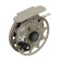 Inertial coil, metal, 2 bearings, diameter 6.5 cm, brown color, TL65A