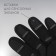 Gloves Roscosmos x Onlytop, p. L-XL, black color