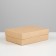 Cardboard box without a window, craft, 16.5 x 12.5 x 5.2 cm, set 5 pcs