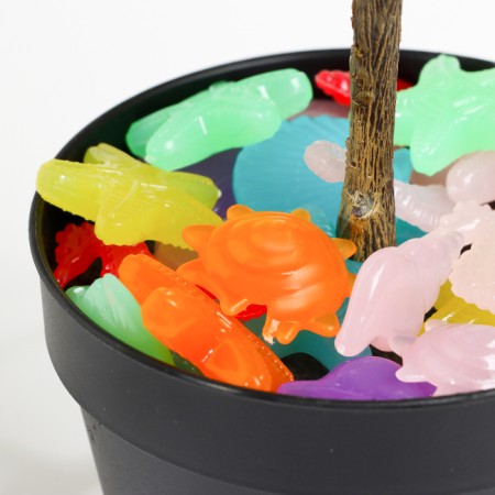 Luminous decor "Underwater World" mix, 100g / faction 2-3cm-2