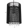 Bayerlux lamp "Arabesques" E27 40W black 15x15x20-120 cm