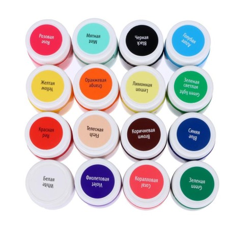 Acrylic paint, set of 16 colors x 15 ml, "I am an artist!", Glossy-5