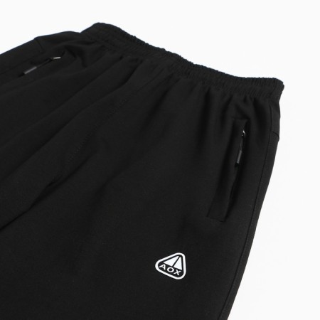 Sports pants for boys, black color, height 158 ​​cm-3