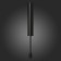 Ceiling base for power supply with power supply ST LUCE. ST028.402.00. Farm, 74 cm, black color
