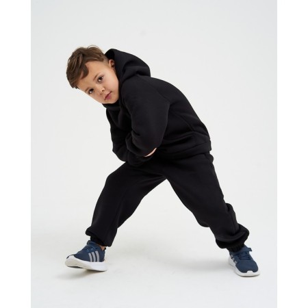 Children's costume with the basis (sweatshirt, pants) KAFTAN "Basic Line" R.38 (146-152), black-5