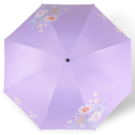 Mechanical “Flowers” ​​umbrella, Eponge, 4 additions, 8 spokes, r = 48 cm, color mix-9