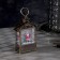 LED figure “Lantern with Santa Claus and Christmas tree” 7.5 × 14 × 4.2 cm, plastic, sparkles, batteries AG13x3, glow warm white