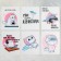 Set of cards "quarantine" 8.8 x 10.7 cm, 24 pieces