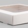 Self -charged box, white, 16 x 16 x 3 cm