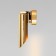 Wall lamp EUROSVET WING 40037/1, E14, 1x60W, 90x80x210 mm, color gold