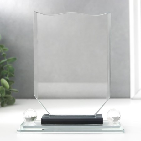 Souvenir glass "Award stele" 17x12x4 cm-1