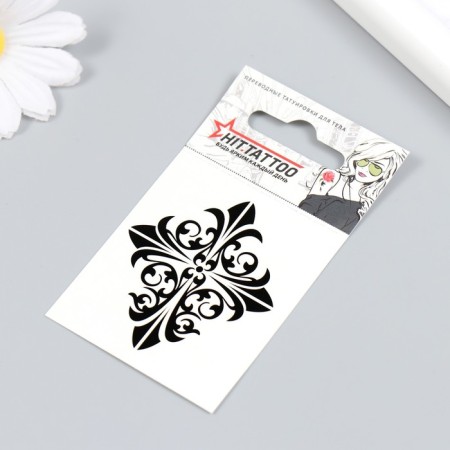 Tattoo on the body "Ornament" 5.3x6.2 cm-1