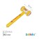 Inflatable toy "hammer hammer", 80 x 35 cm, luminous